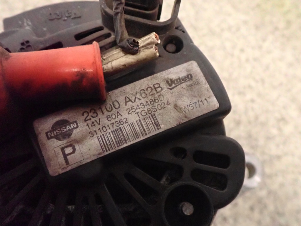 фото №5, Nissan note e11 1.4 benz 06-11 генератор