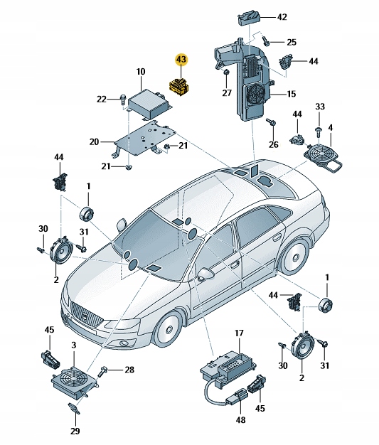 фото №1, Штекер do соединитель плоских с накладка seat exeo