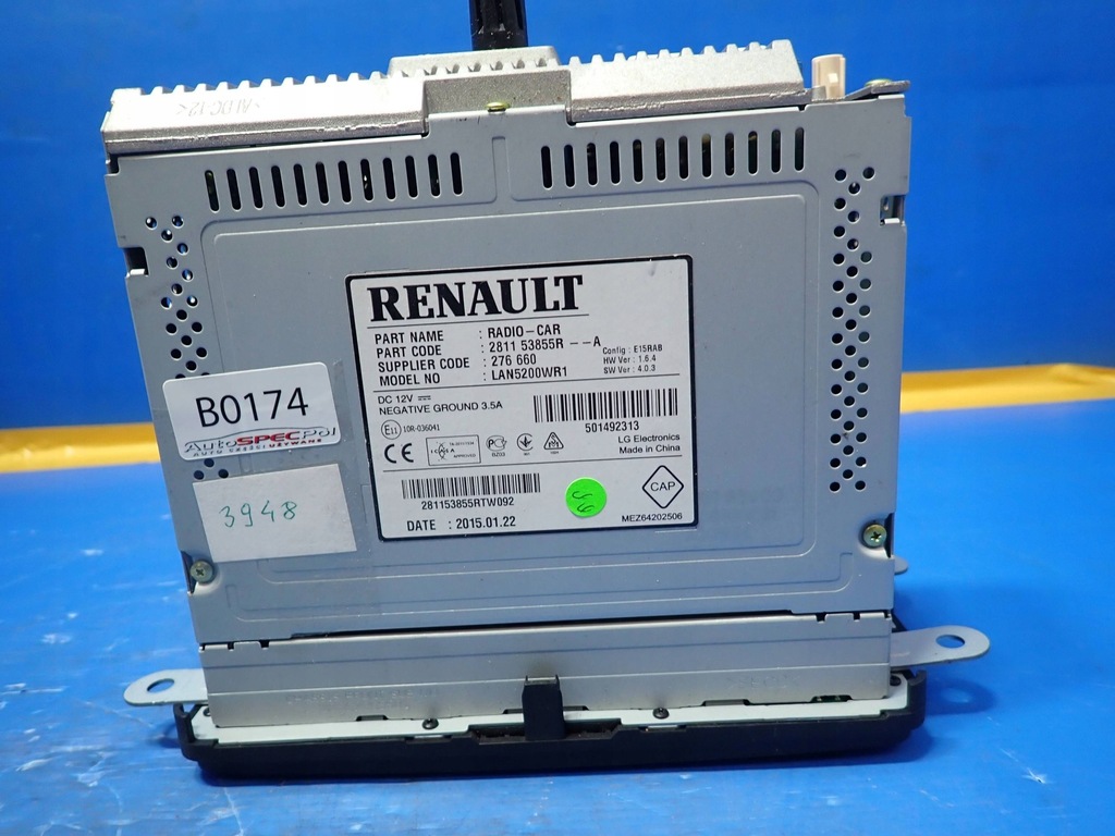 фото №4, Радио навигация renault sandero 281153855r kod