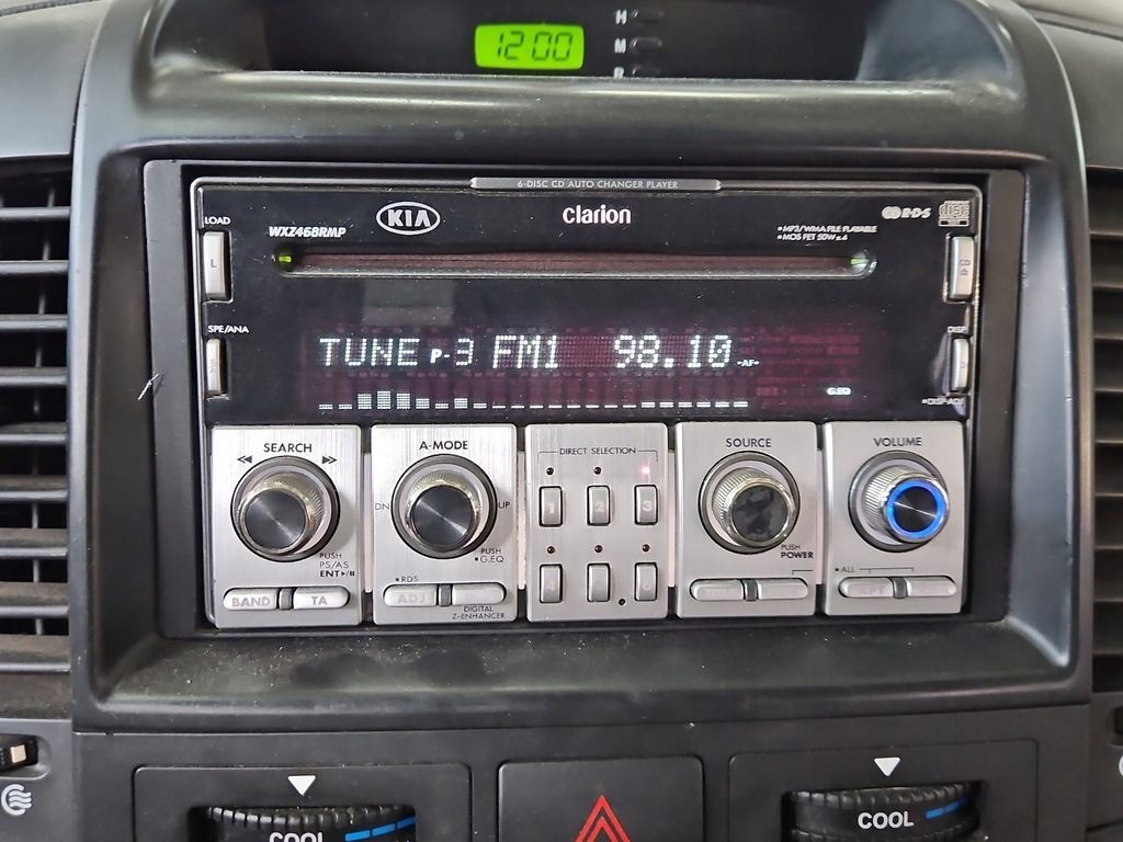 фото №1, Радио заводской clarion kia carnival ii 05-14 wxz468rmp радиопроигрыватель