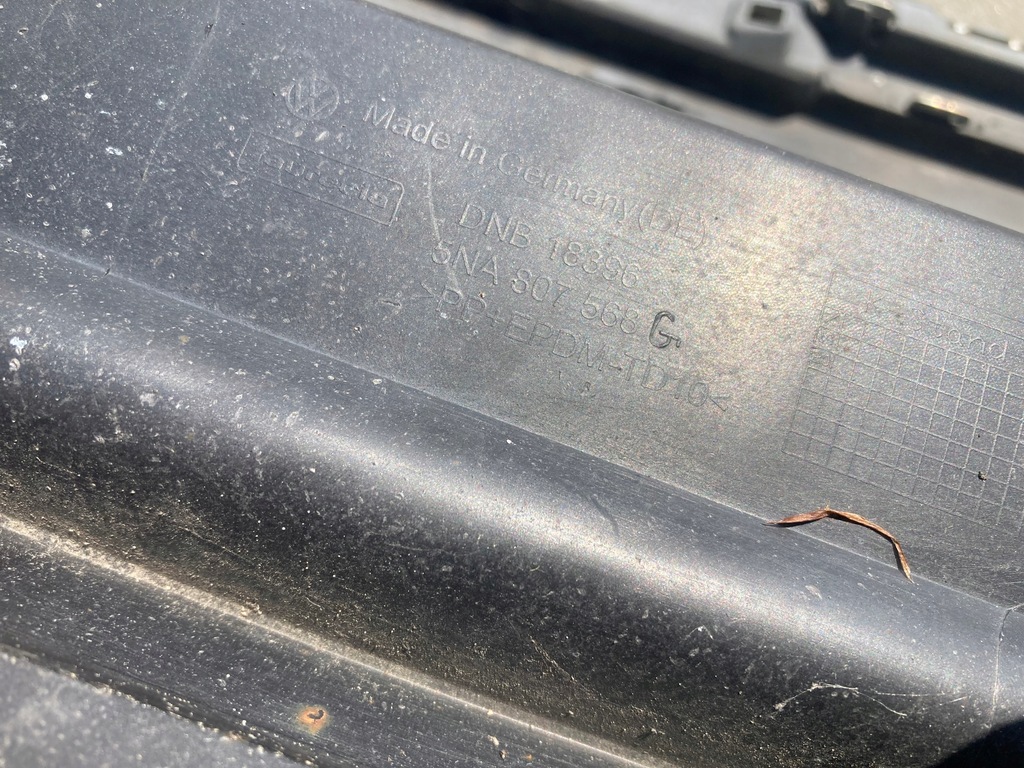 фото №13, Volkswagen tiguan ii r-line спойлер дифузор накладка бампер задня 5na807568g