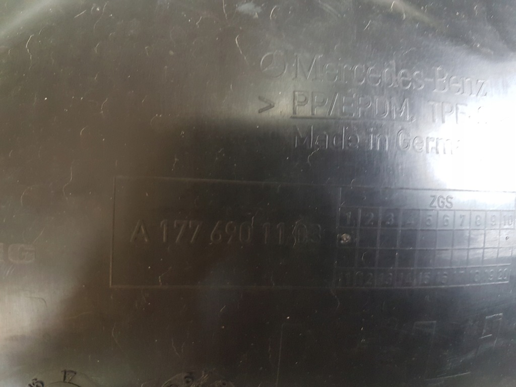 фото №8, Mercedes подкрылок перед левая a1776901103 w177 a- klasa w247 b-klasa