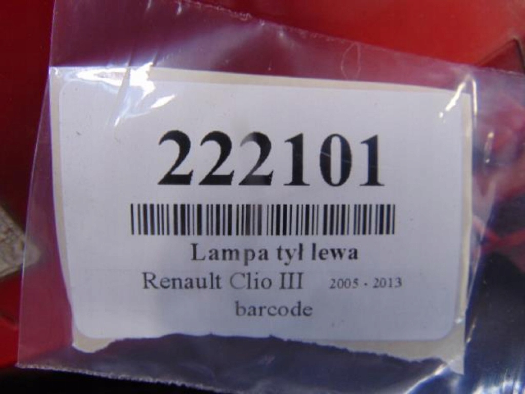 фото №8, Renault clio iii lift лампа задняя левая