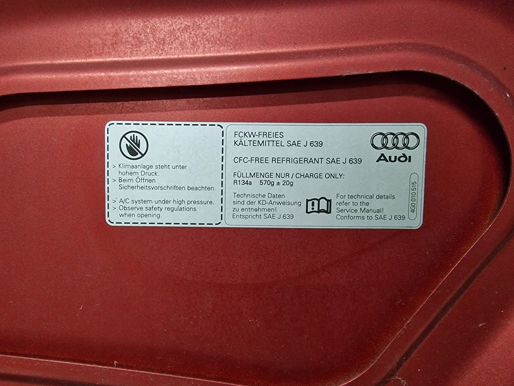 фото №11, Audi a6 s6 c7 4g 4g0 капот крышка двигателя оригинал ładna