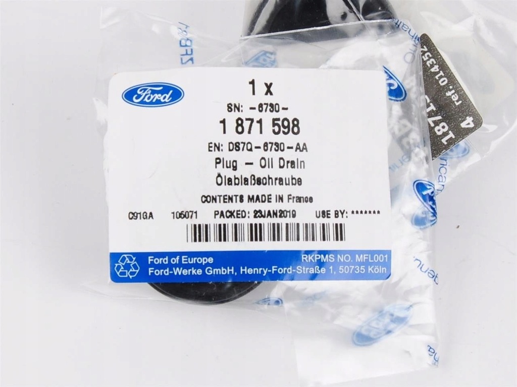 фото №4, Кришка зливу оливи ford 2,0 dw10f edge focus kuga