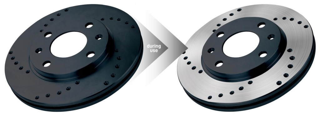 фото №4, Перфоровані гальмівні диски black diamond - renault fluence задня 260mm