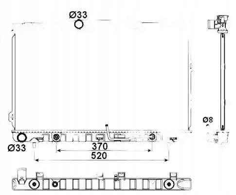 фото №1, Радиатор wody 53162 nrf kia cerato
