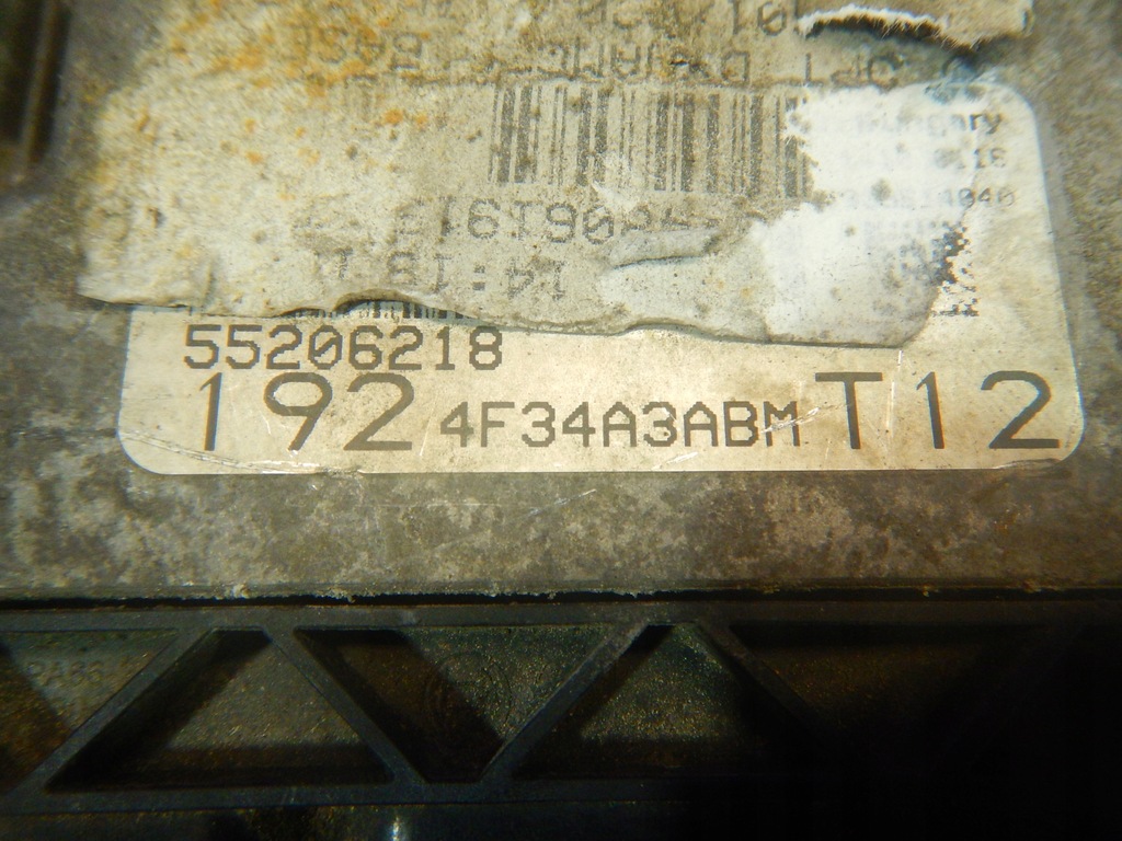 фото №4, Fiat stilo 1.9 jtd 120km бортовий комп'ютер двигуна 55206218