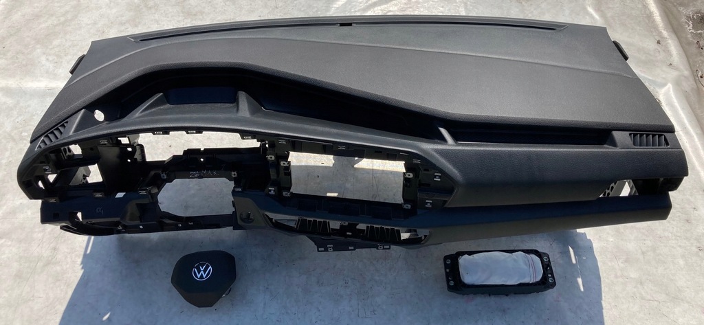 фото №4, Vw caddy 5 v 2k7 приборная панель приборная панель консоль подушки безопасности