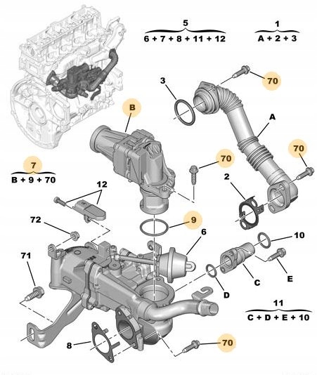 фото №2, Клапан egr psa