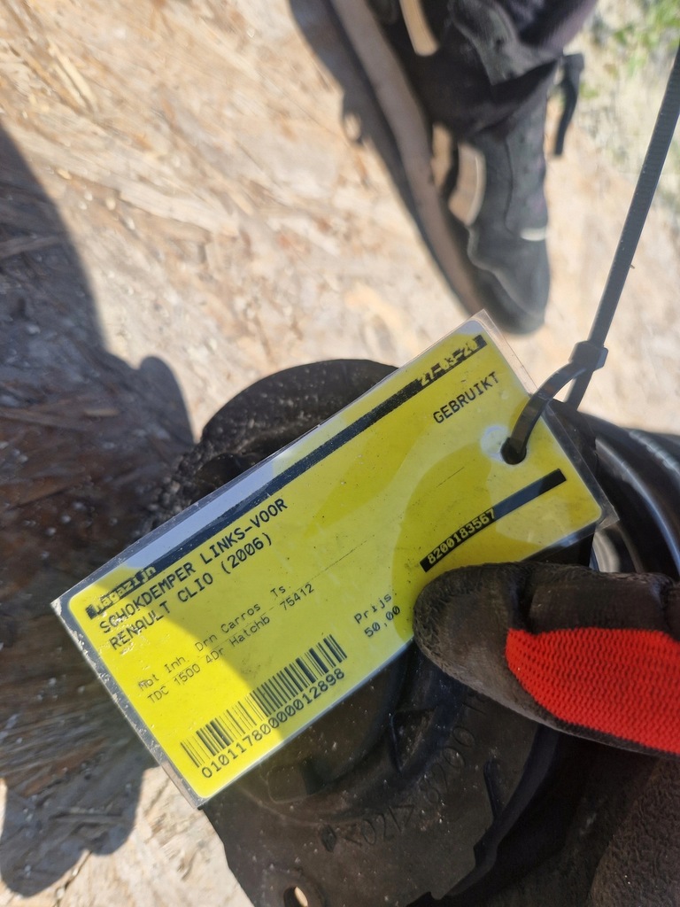 фото №3, Амортизатор перед передній лівий renault clio iii