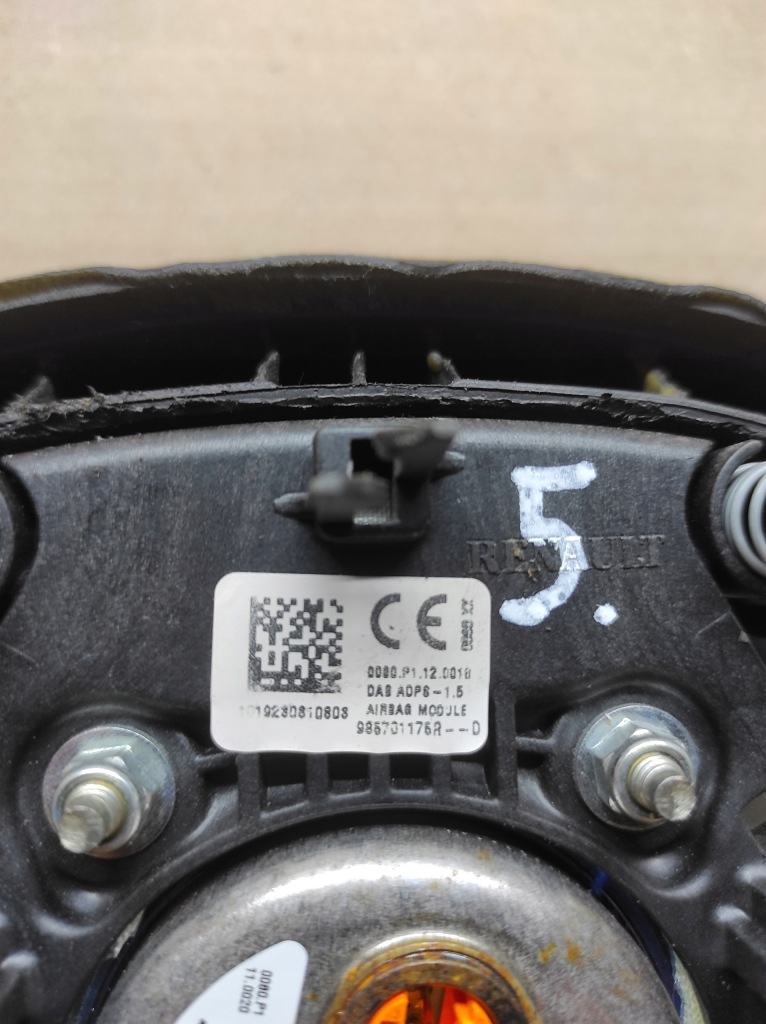фото №9, Подушка air bag водія renault talisman megane iv kadjar 985701175r