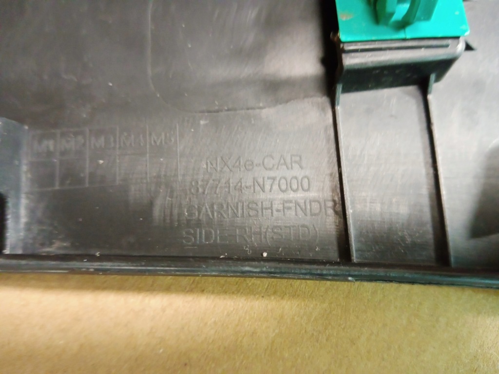 фото №8, Hyundai tucson iv правая молдинг крыла