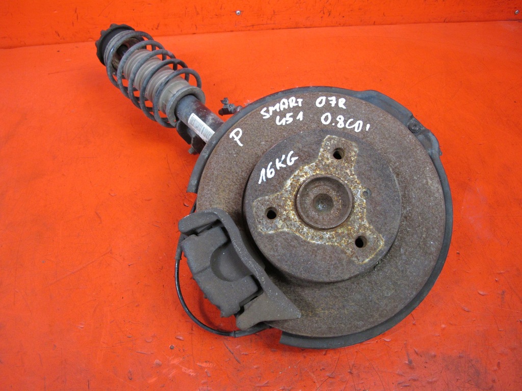 фото №1, Smart fortwo ii 451 амортизатор поворотный кулак правая