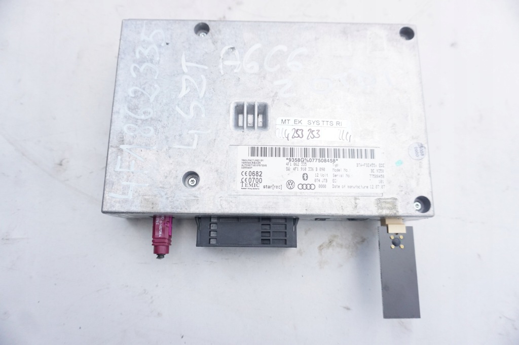 фото №1, Модуль bluetooth 4f1862335 volkswagen audi seat