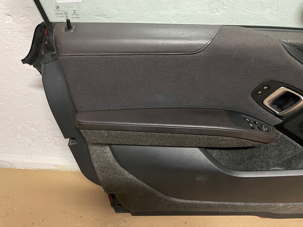 фото №11, Двері перед ліва + дзеркало + оббивка kpl bmw i3 i01 c32