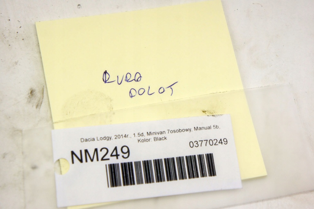 фото №6, Nm249 dacia lodgy 1.5d труба воздухозаборник