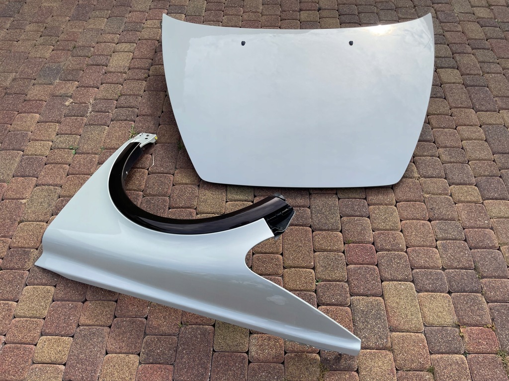 фото №5, Volvo c30 капот кришка двигуна oryg. гарний білий перламутр w колір !!