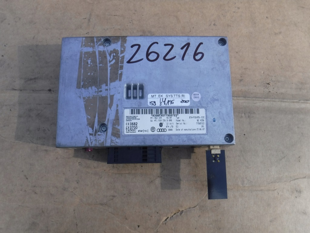 фото №1, Модуль bluetooth audi a6 c6 a8 d3 4f1862335