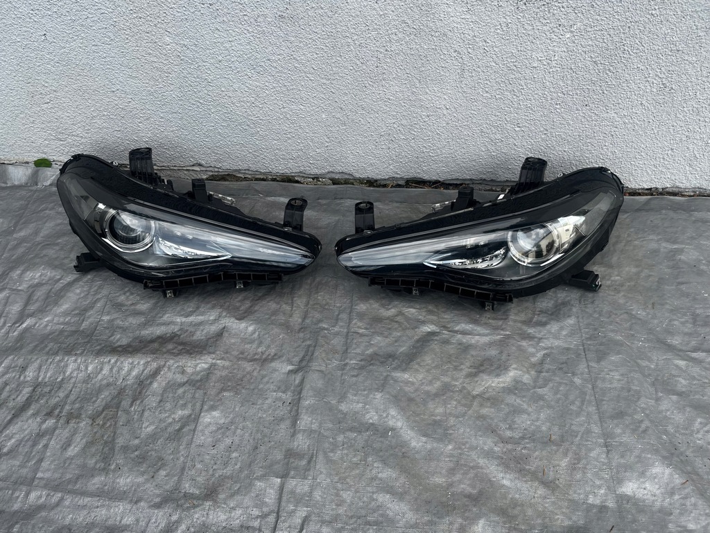 фото №10, Alfa romeo giulia бампер капот лампи led перед kompletny pas