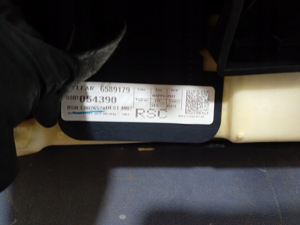 Mercedes gle 63 amg w167 спинка заднє сидіння задній задня шкіра exclusiv Київ