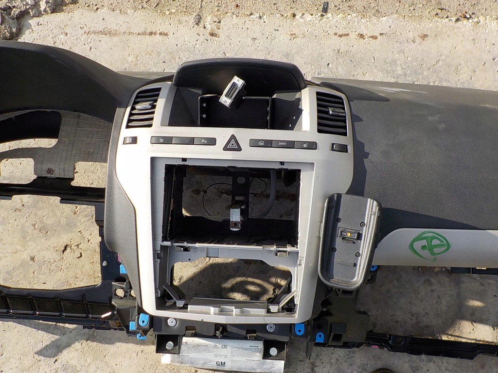 фото №6, Opel zafira b lift приборная панель air bag приборная панель подушки безопасности