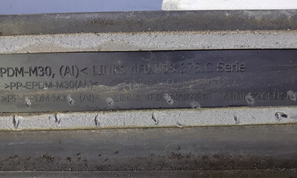 фото №6, Audi a6 c6 4f молдинг порог левый задняя 4f0853375c