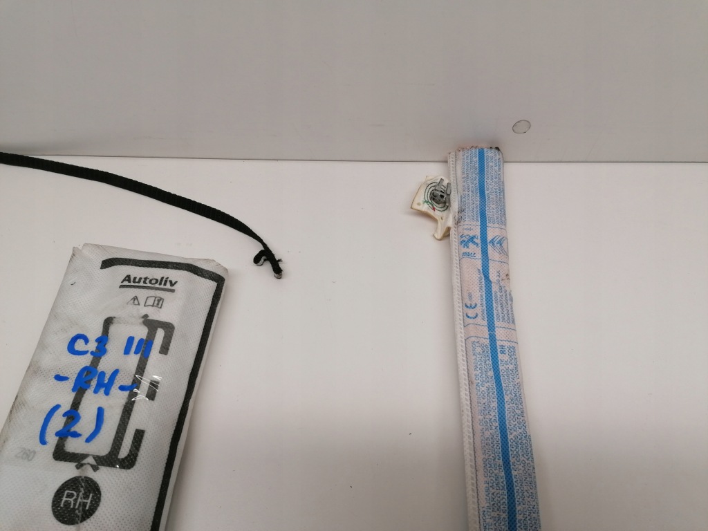 фото №7, Citroen c3 iii шторка безопасности правая подушка сиденье подушка безопасности оригинал 2016-