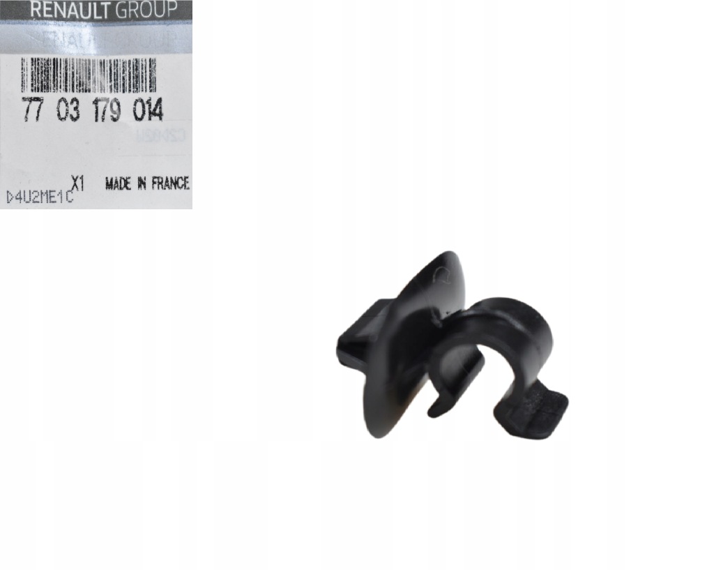 фото №1, Клипса опоры капот trafic ii vivaro 7703179014