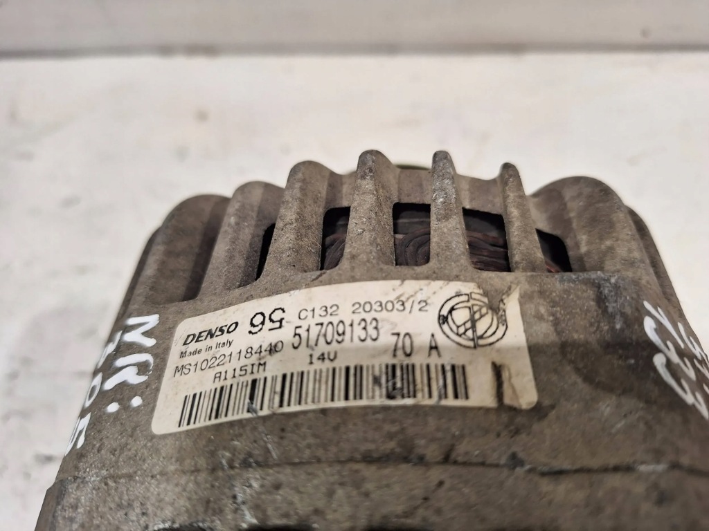 Генератор denso 51709133 14v 70a fiat punto 2 рестайлинг  1.2 8v 60km 03- Киев