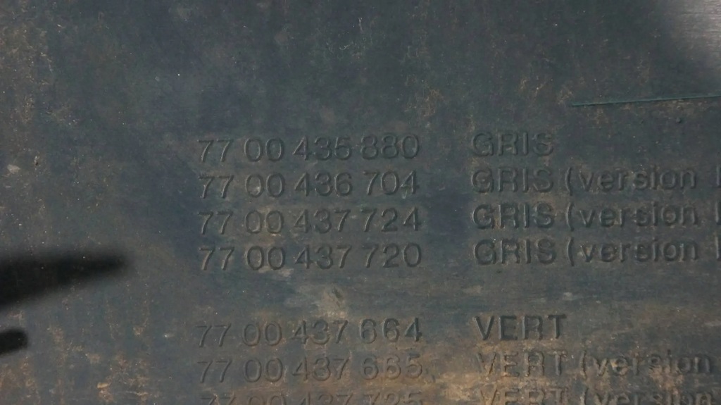 фото №9, Уголок отбойник бампера левый перед передний renault scenic rx4 i 7700435880