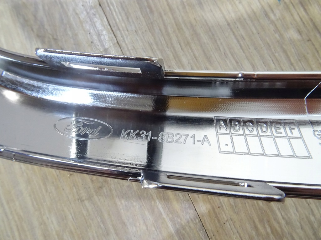 фото №7, Transit mk8 viii lift решётка радиатора хром рамка решетка org nowa kk31-8b271a llu