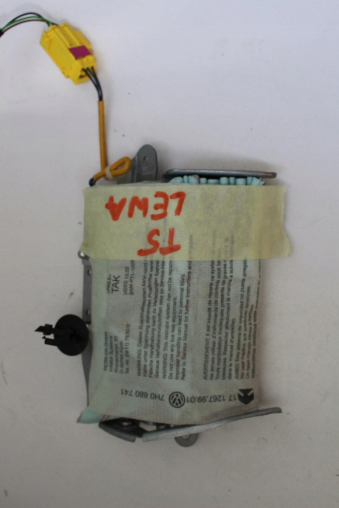 фото №1, Шторка безопасности левая подушка безопасности vw transporter t5 multivan