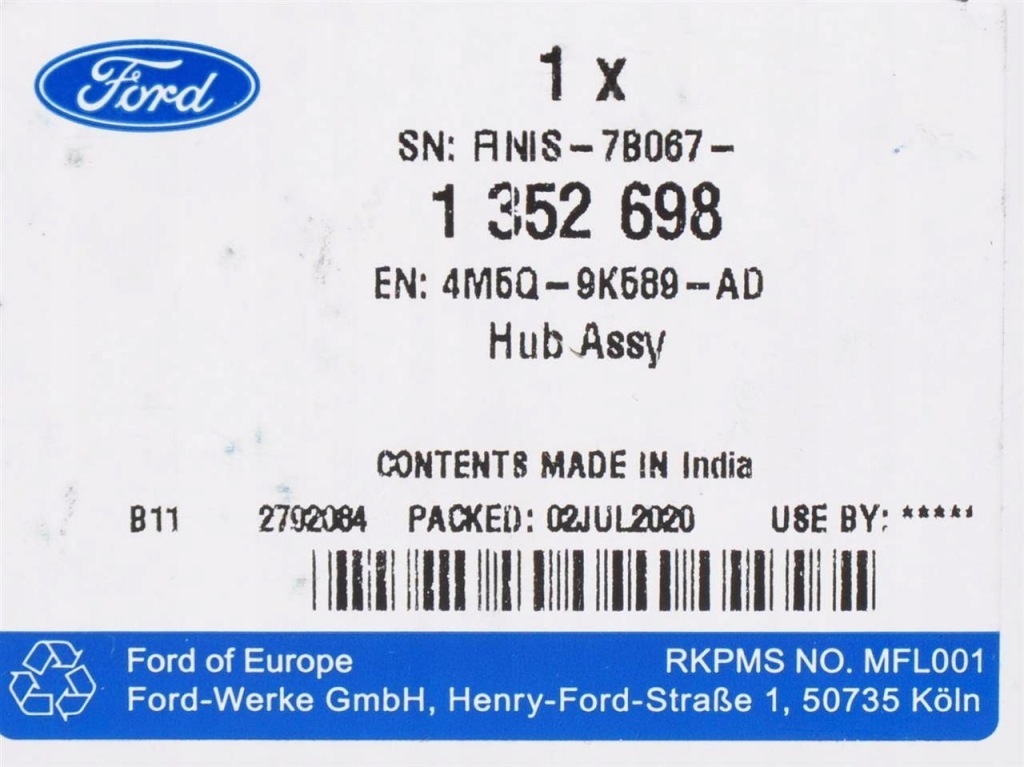фото №8, Колесо насоса впрыска ford galaxy mk3