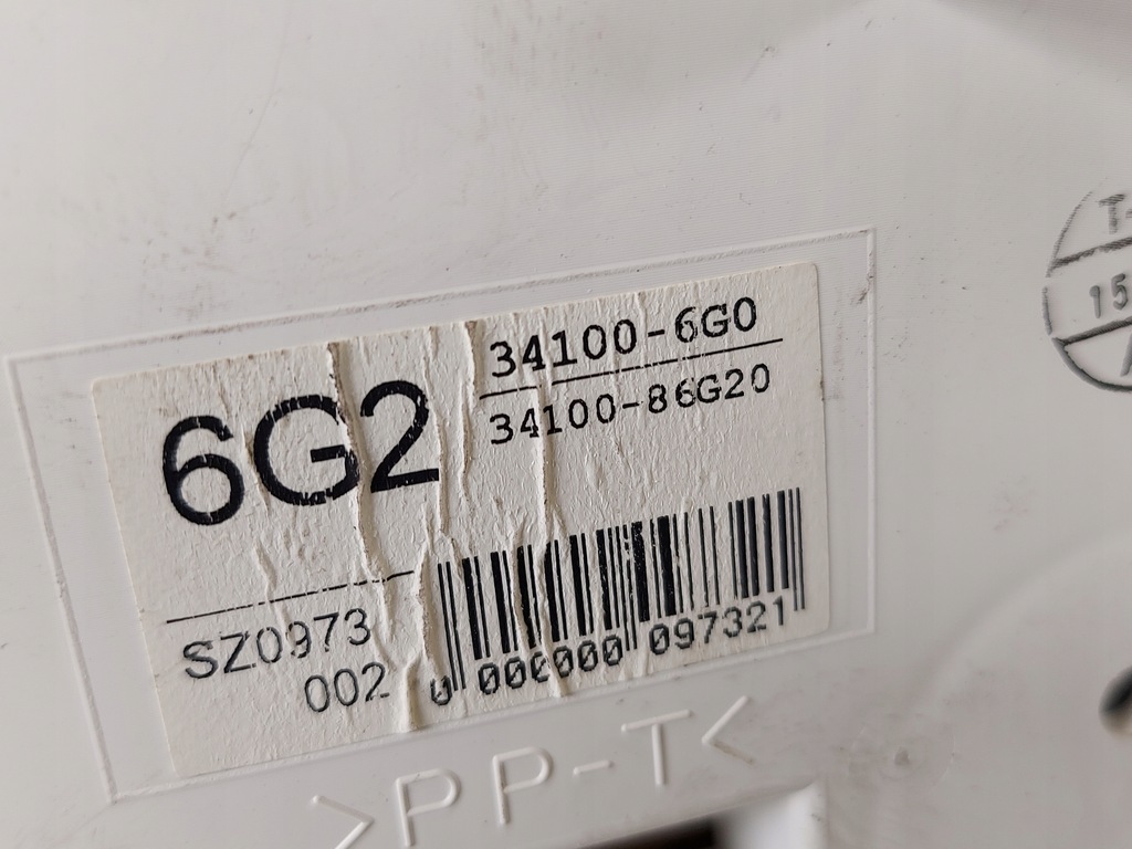 фото №12, Счетчик приборная панель suzuki ignis ii 1.3 341006g0