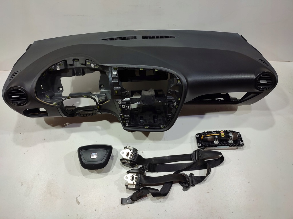 фото №7, Seat leon 2 ii приборная панель консоль подушка безопасности подушки безопасности ремни