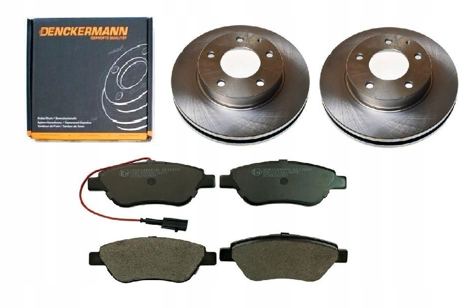 фото №1, Тормозные диски тормозные колодки fiat grande punto iii перед 257mm