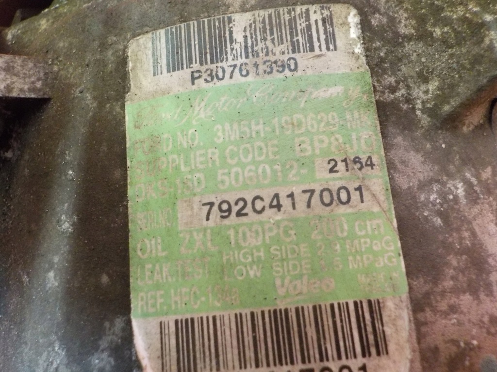 фото №5, V50 s40 c70 s60 2.4 b 10r 170km b5244s4 компрессор кондиционера p30761390