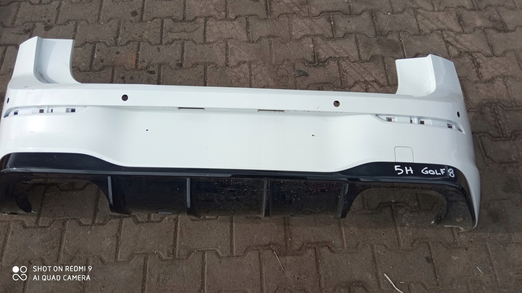 фото №1, Бампер задняя vw golf viii r 6xpdc 5h6807421b
