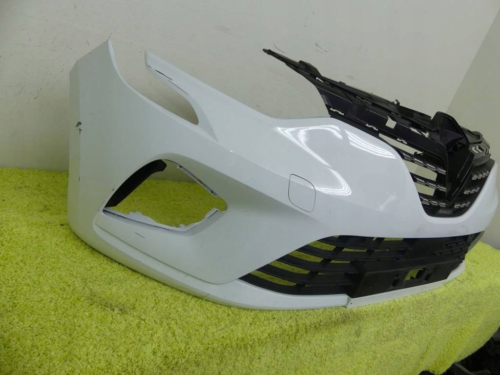 фото №3, Бампер перед renault clio 5 v 20-23r решітка радіатора хром