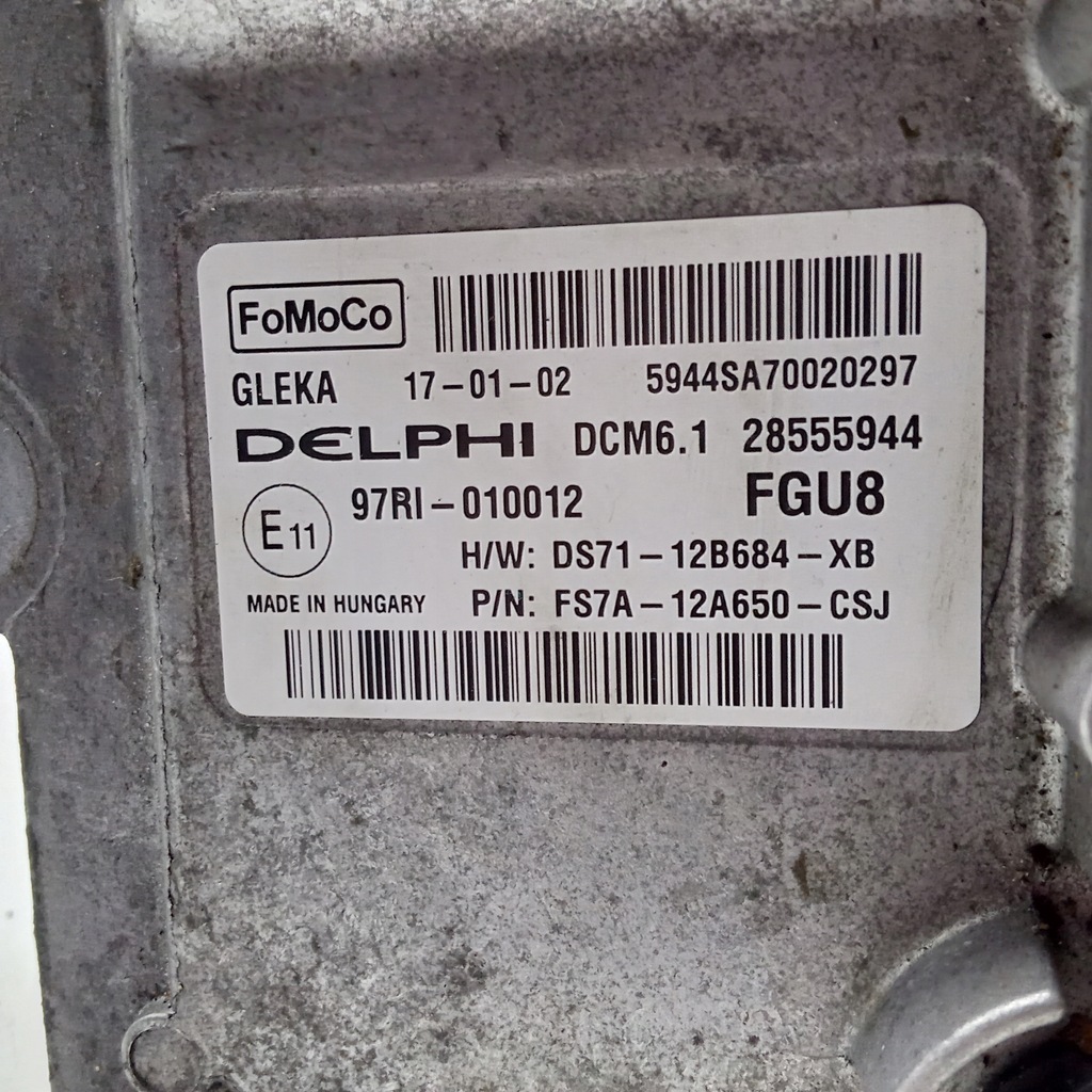 фото №14, Ford mondeo mk5 2.0 tdci 2014- набор стартовый бортовой компьютер замок зажигания ключ eu