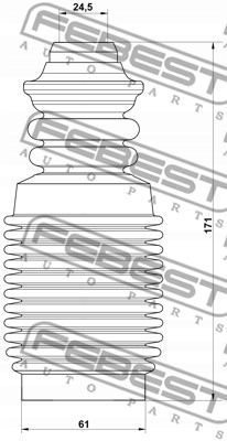фото №3, Febest rnshb-lagiif-kit набір захисту пилозахисний, амортизатор