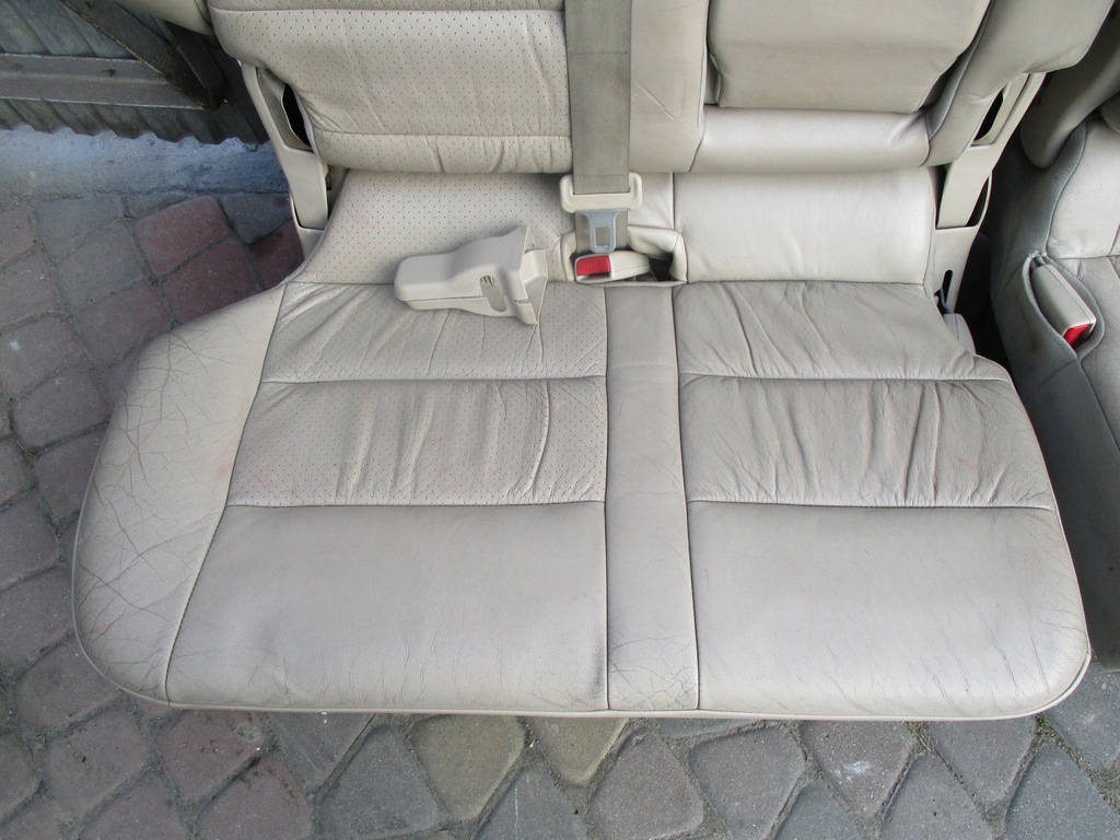 фото №10, Mitsubishi pajero iii 5d 99-06 сидіння заднє сидіння шкіра