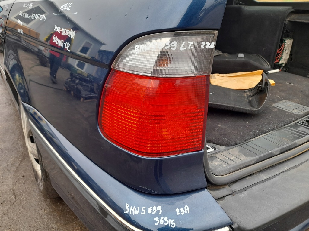 фото №10, Bmw seria 5 e39 лампа левый задняя левая задняя крыло