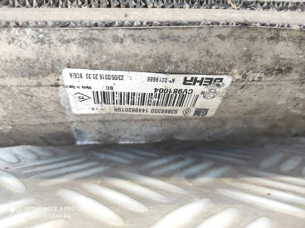 фото №11, Opel vivaro b renault trafic iii 1.6 dci радіатор радіатор вентилятор kpl