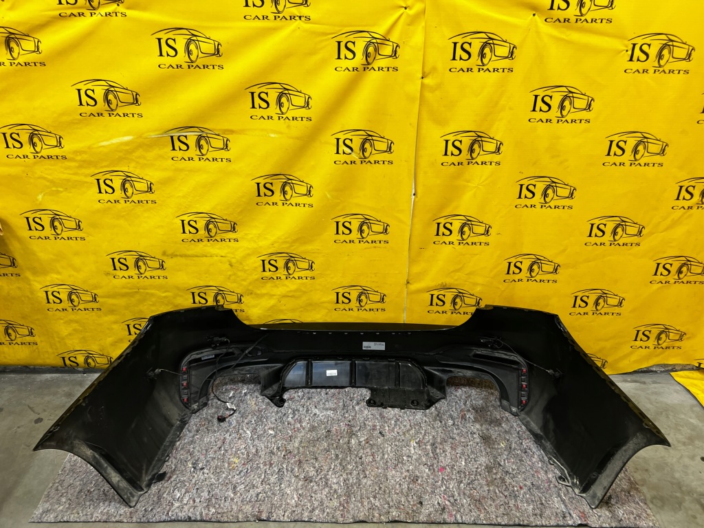 Бампер задний  диффузор 6 x pdc bmw m5 f90 competition 475 black sapphire Оригинал