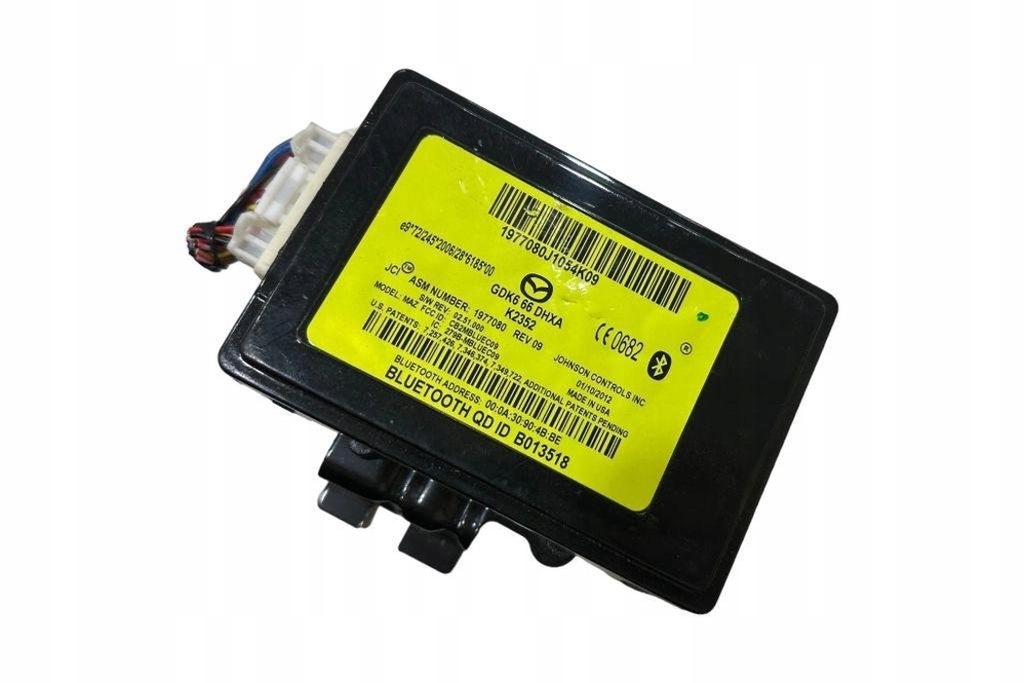 фото №1, Модуль блютуз mazda 6 хэтчбек gh gdk666dhxa 2.2l дизель 95kw 2010
