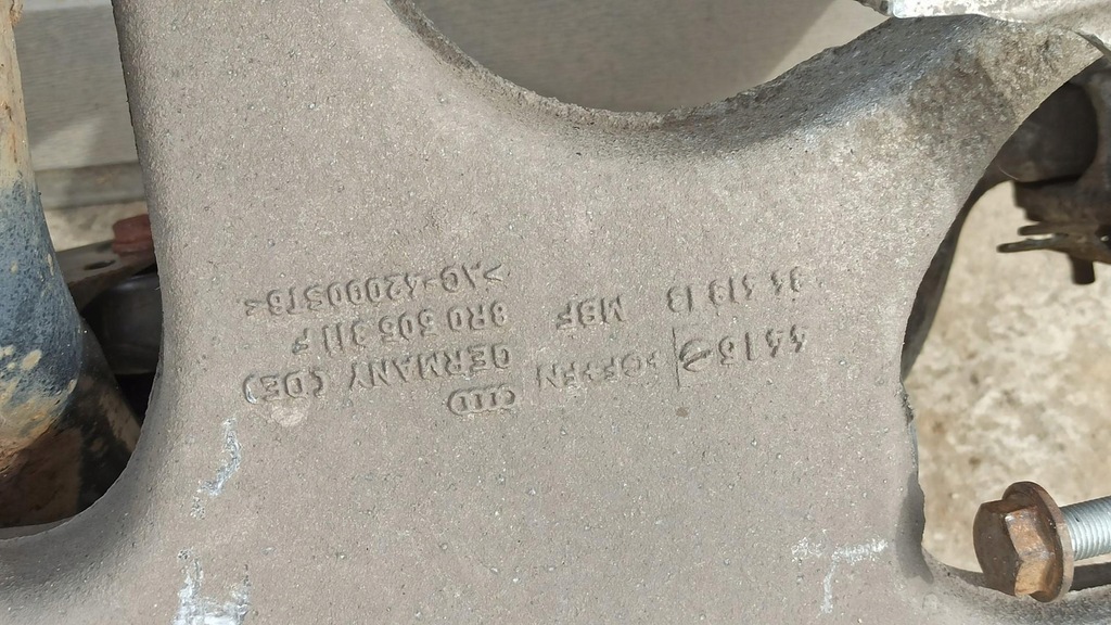 фото №6, Audi a6 c7 балка підвіска задня 3.0 4g0505235ad