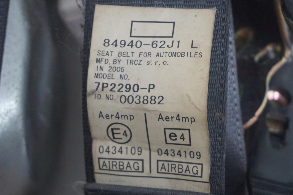 фото №9, Suzuki swift mk6 iii подушки безопасности воздушные консоль 73910-62j1- 73111-62j10