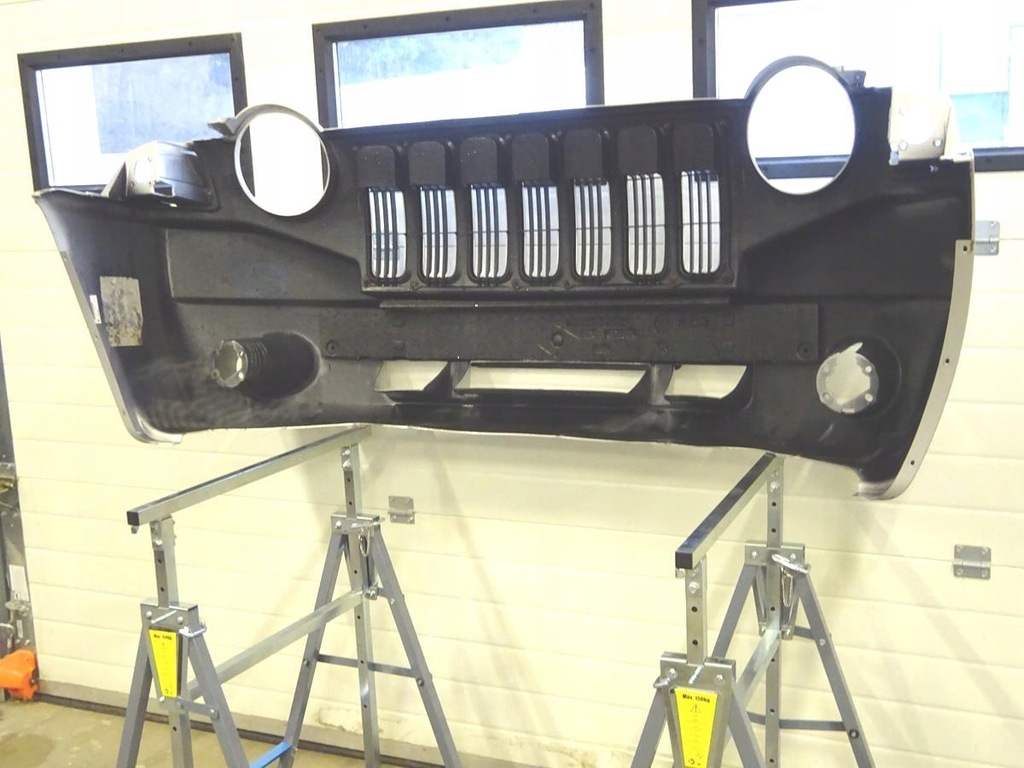 фото №6, Бампер перед jeep compass i серебристый состояние bdb 07-